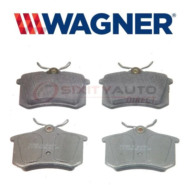 Wagner Brake Rear Disc Brake Pad Set for 2001-2004 Renault Scenic - Braking du Foto 1 de 4