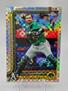 2025 Topps Chrome Shea Langeliers X-Fractor #58 Athletics  - Bild 1 von 2
