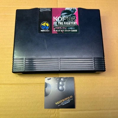 Carcasa de cartucho vacía King of Fighters 2002 JPN AES • Sistema Neo Geo SIN JUEGO A1 Foto 1 de 3