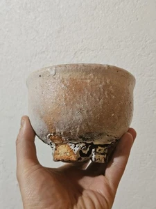 Traditional Hagi teabowl chawan by Hirose Tanga | Matcha tea bowl from Japan - Picture 1 of 12
