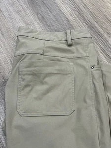 Lululemon Pants Mens Size 34 Tan 32” Inseam Straight Leg Stretch Performance - Picture 1 of 8