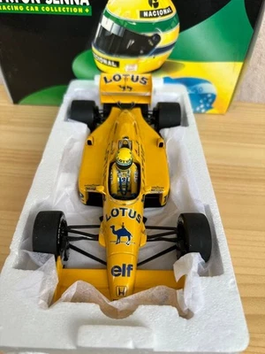 Modellino auto Minichamps 1/18 Ayrton Senna Lotus Honda F1 nuovo - Immagine 1 di 4