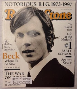 Rolling Stone Magazine Issue 758 April 17, 1997 BECK Notorious B.I.G. Memoriam - Picture 1 of 9