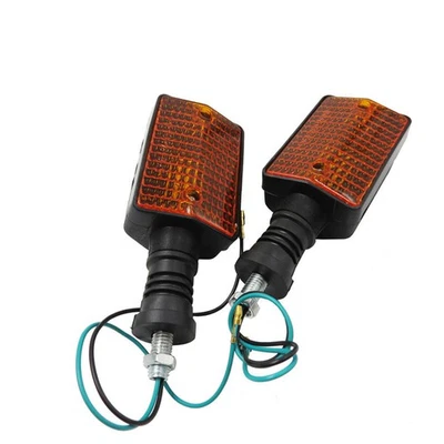2-Pcs Rear Turn Signal Lights For Yamaha DT50 DT80 DT125 DT175 XT350 XT600 TW200 - Image 1 of 4