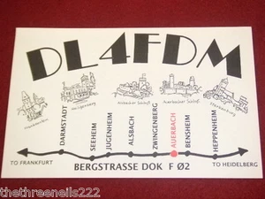 QSL RADIO CARD - DL4FDM - GERMANY - 2000 - Picture 1 of 1