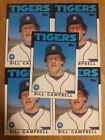 1986 Topps Traded #17T Detroit Tigers Bill Campbell 5 Card Lot Nm/Mt 01869