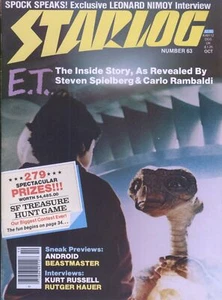 Starlog Magazine #63 October 1982 E.T. The Inside Story Steven Spielberg  - Bild 1 von 2