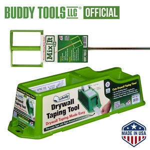 Buddy Tools Trockenbau Taping Tool mit 20" Trockenbau Schlamm Mixer ABS Paddel Mixer NEU! - Bild 1 von 10