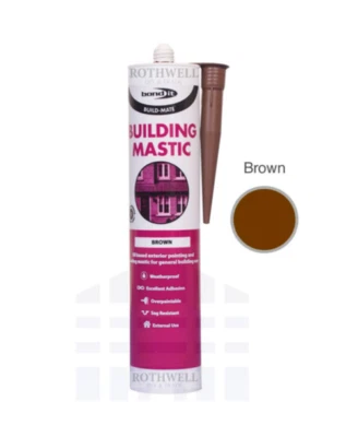 BOND IT BondIt Mastice da Costruzione Sigillante Silicone Build-Mate Punta Esterno Marrone 310ml