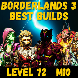 (PS4/5 PC XBOX) BORDERLANDS 3 - BEST BUILD AMARA FLAK MOZE ZANE - LEVEL 72