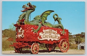 Golden Age of Chivalry Circus Parade Wagon Barnum & Bailey Baraboo WI Postcard - Picture 1 of 2