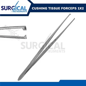 Tejido Cushing 1x2 Fórceps Cirugía Plástica Quirúrgica 7" Acero Inoxidable Grado Alemán - Imagen 1 de 7