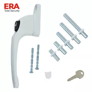 Universal Window Handle Key Locking For uPVC Double Glazing - White - Picture 1 of 2