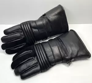 GUANTES DE MOTO DE CUERO DE COLECCIÓN 3M THINSULATE TÉRMICOS PARA HOMBRE XXL NEGROS - Imagen 1 de 7
