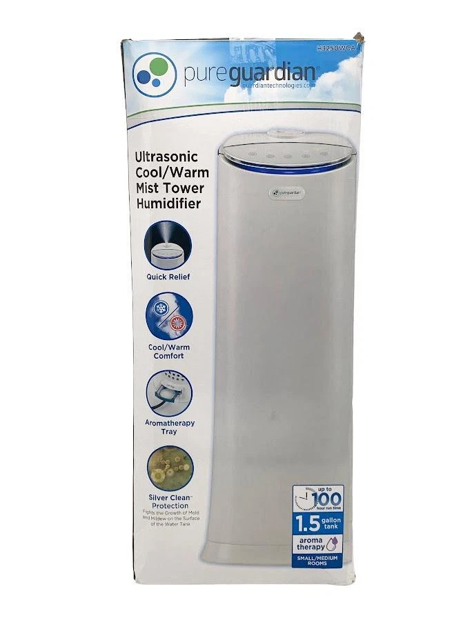 PureGuardian H3250WCA Warm/Cool Mist Humidifier White - Image 1 of 3