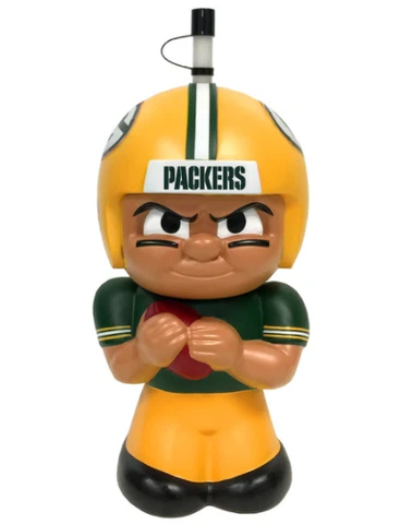 Green Bay Packers Big Sip TeenyMates Water Bottle (Size: 16 oz) Cover