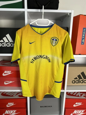 LEEDS UNITED FOOTBALL SHIRT 2002-2004 ORIGINAL NIKE SIZE XL BOYS Cover