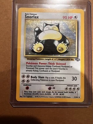 Snorlax 11/64 1999 Jungle Set Holo 1st Edition Unlimited Pokemon Card - Image 1 of 4