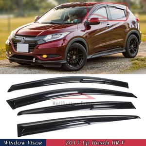 For 2015-2022 Honda HR-V HRV JDM 3D Wavy Mugen Style Window Visors Rain Guards - Foto 1 di 5