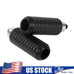 4" Nylon Ribbed Shock Mounts Frame Slider For Harley Iron 883 XL883N - Picture 1 of 7
