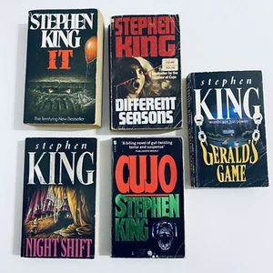 Stephen King Paperback Horror Books Lot Bulk Fiction IT Night Shift Cujo & More - Picture 1 of 5
