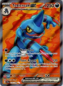 Toxicroak Ex - 232/198 - Pokemon Scarlet & Violet Base Full Art Card NM - Picture 1 of 2
