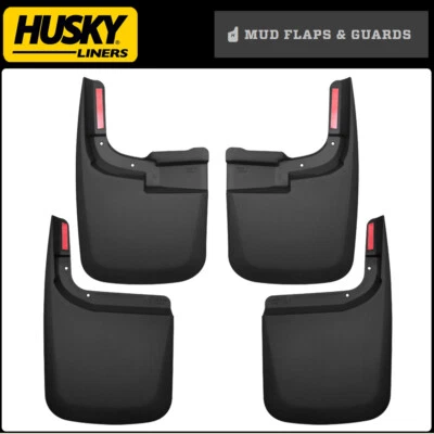 Abas de lama Husky Liners® para 17-25 Ford F250 F350 Super Duty com alargadores de para-lama - Imagem 1 de 4