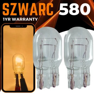 580 T20 DRL Side Light Headlight Halogen Brake Reverse W21/5w 7443 Light Bulbs - Picture 1 of 11