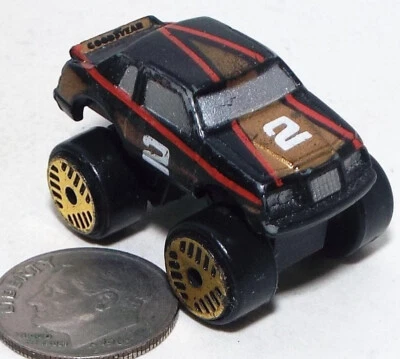 Small Micro Machine 1980's Ford Thunderbird Dragster Funny Car # 2 Turbo Wheels - Image 1 of 4