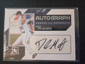 2011 In The Game Deck McGuire AUTOGRAPH Blue Jays - Picture 1 of 2