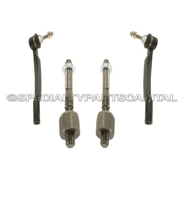 VOLVO XC90 TIE ROD RODS RIGHT + LEFT INNER + OUTER 274353 30760806 30760807 4 Pc - Image 1 of 3