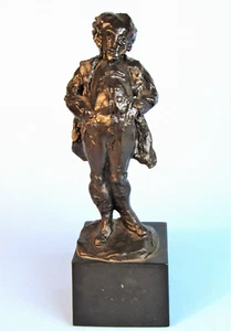 ESCULTURA BRONCEADA HONORE DAUMIER EL SCOFFER ESTATUA CARICATURA SATÍRICA DE COLECCIÓN - Imagen 1 de 10