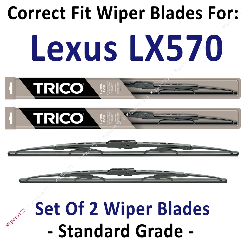 Стандартные стеклоочистители лезвия упаковка 2 шт. — подходят для 2008+ Lexus LX570 — 30240/221 - Изображение 1 из 1