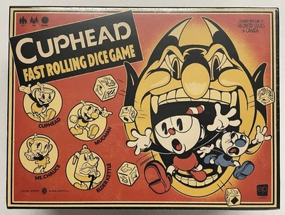 CupHead Juego de Mesa ¡Nuevo! Juego de dados de lanzamiento rápido sellado 2021 OP Games/USAopoly Foto 1 de 4