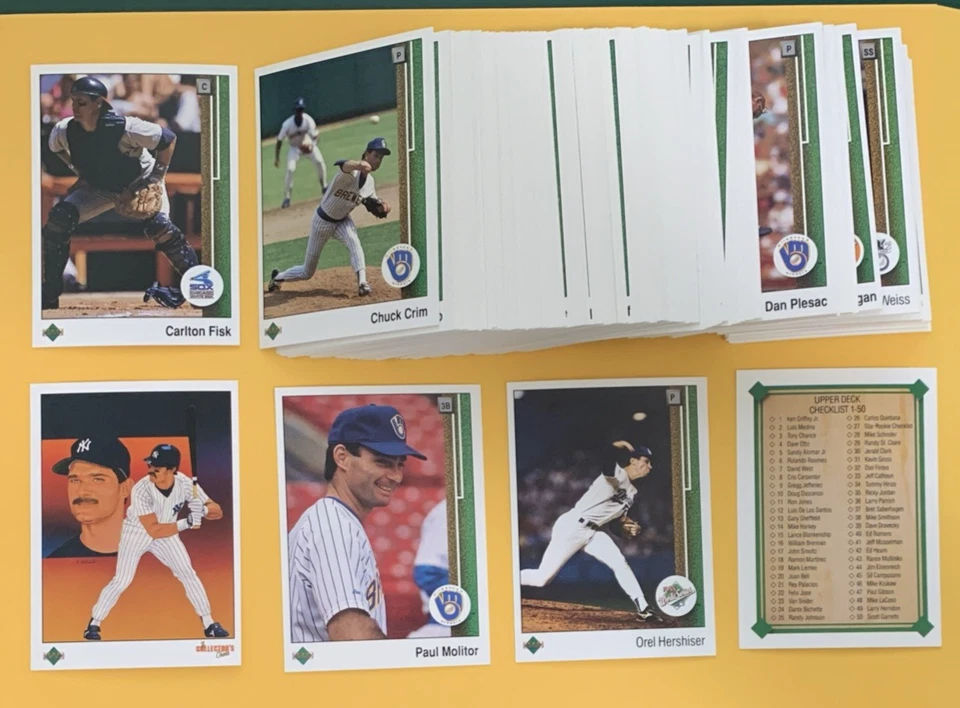 1989 Upper Deck Baseball SET BREAK singles - stars, rookies, HOFers, #501-700 - Image 1 of 1