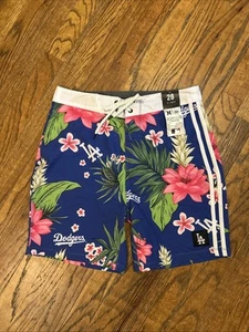 Hurley x '47 Los Angeles Dodgers Men's Size 28 Swim Suit MLB - New With Tags - Picture 1 of 8