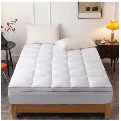 Funda Colchón Extra Gruesa King Size - Bolsillo Profundo con Fibra de Enfriamiento Transpirable Foto 1 de 4