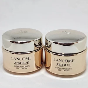 LOT 2 Lancome Absolue Soft Cream with Grand Rose Extract 0.5OZ 15ML = 30ML - Picture 1 of 2