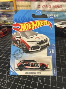 1 2020 Hot Wheels Honda White Honda Civic Type R - Picture 1 of 4