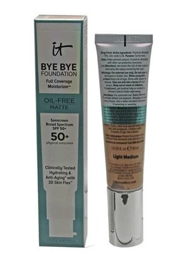 IT Cosmetics Bye Bye SPF 50+ Foundation Full Coverage Moisturizer - Light - Image 1 of 2