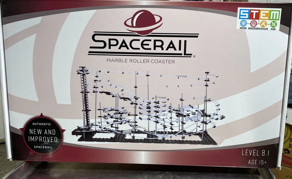 Montaña rusa de mármol SpaceRail nivel 8.1, nueva y mejorada, juguetes STEM, 15+ Foto 1 de 1