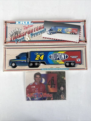 ERTL Racing Transporters Past & Present Jeff Gordon w/Jeff Gordon Christmas Card - Image 1 of 4