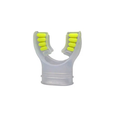 Scuba Diving Snorkeling Mouthpiece Regulator Silicone Color CL/YL NEW MP-08-C/Y - Image 1 of 4