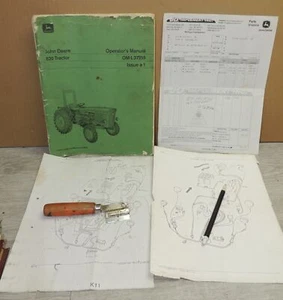 John Deere 820 Traktor, Bedienungsanleitung OM-L27359-A1 mit extra Schaltplänen - Bild 1 von 3