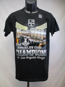 New Los Angeles LA Kings "2014 Champs" Mens Size S Small Black Shirt MSRP $26 - Picture 1 of 5