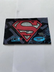Superman Hologram Holo Series 1996 Skybox Trading Envoltura Vacía - Imagen 1 de 1