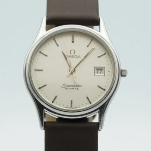Omega Seamaster Quartz Men's Watch Steel 35Mm Om291 Vintage 90S - Picture 1 of 9