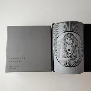 NEW Starbucks New York City Empire State Reserve Art Deco Siren Cement 10oz mug - Picture 1 of 8