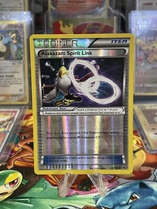 Pokemon Fates Collide Alakazam Spirit Link Reverse Holo Trainer 90/124 NM - Picture 1 of 2