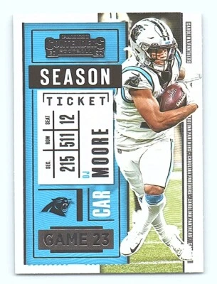 2020 Panini Contenders #89 DJ Moore - Image 1 of 2